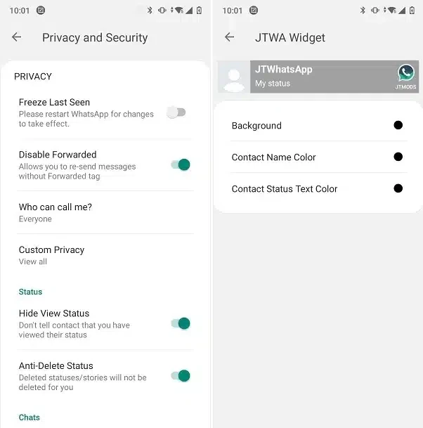 JTWhatsApp — لقطة شاشة 3